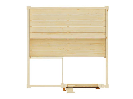 Weka Sauna Valida Gr. 1 inkl. 3,6 kW Ofen mit digitaler Steuerung (OS), Ganzglastür