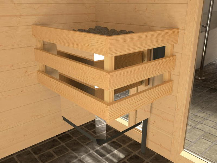 Weka Sauna VALIDA Gr. 3 im Set , 9 kW K Ofen inkl. integrierter Steuerung