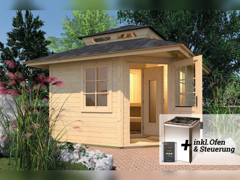 Weka Saunahaus Kurikka inkl. 7,5 kW BioS