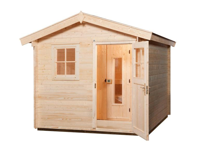 Weka Saunahaus Mikkeli inkl. 9 kW Kompakt Ofen