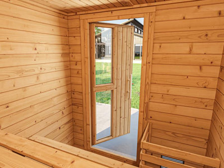 Weka Saunahaus Naantali inkl. 9 kW Saunaofen Kompakt