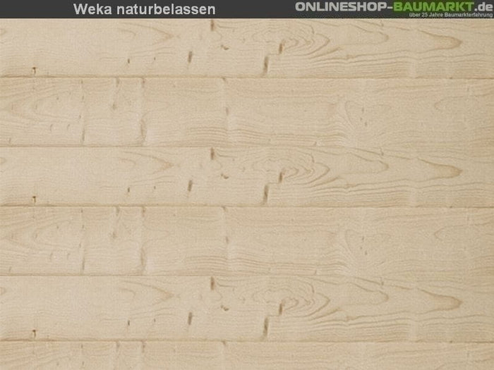 Weka Seitenwand für Gartenhaus 126/172 und 225 Anbau 300 cm