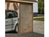 Weka Seitenwand für Leimholz-Carports aus Bohlen in Cubilis-Optik