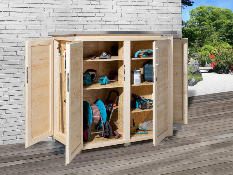 Weka Terrassenschrank Garten [Q] Teras natur
