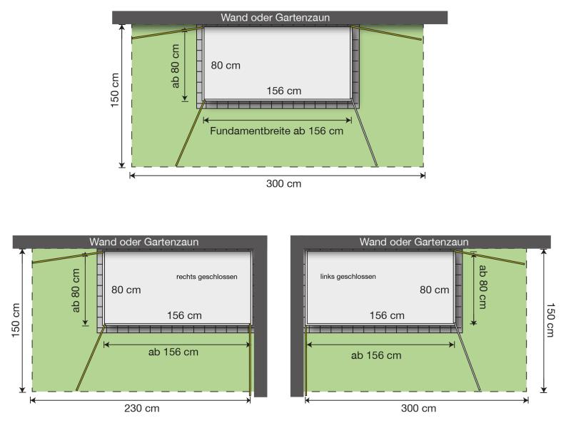Weka Terrassenschrank Garten [Q] Teras schwedenrot