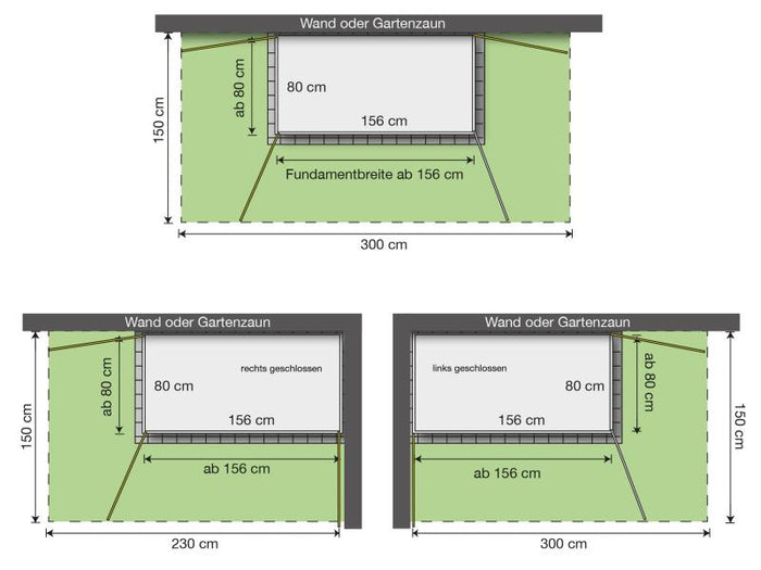 Weka Terrassenschrank Garten [Q] Teras anthrazit