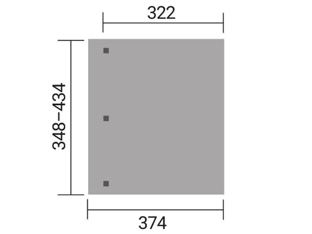 Weka Terrassenüberdachung 672 Größe 3
