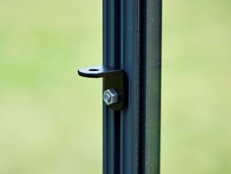 Winkelbeschläge schwarz, 10 stück