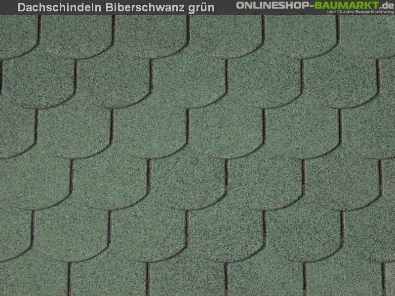 Wolff Dachschindeln Biberschwanz grün 11 Pakete