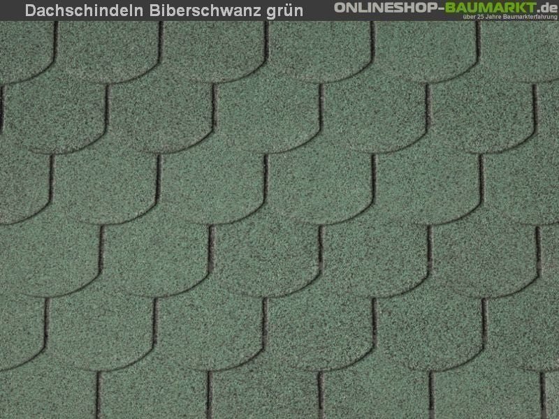 Wolff Dachschindeln Biberschwanz grün 16 Pakete