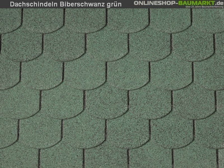 Wolff Dachschindeln Biberschwanz grün 18 Pakete