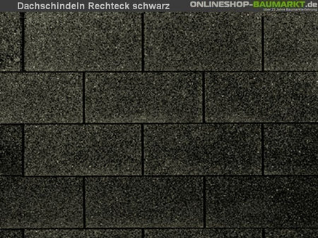 Wolff Dachschindeln Rechteck schwarz 15 Pakete
