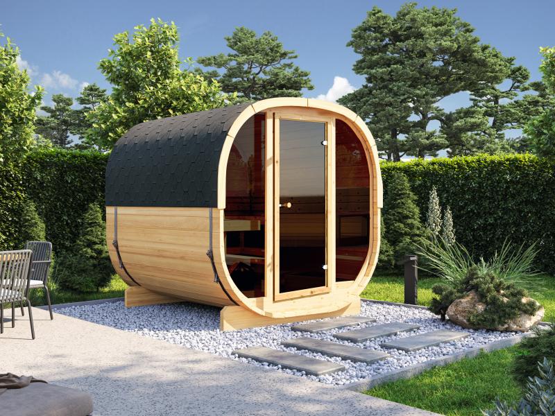 Wolff Finnhaus Cube Saunafass 230 Art 2 Bausatz Typ 2