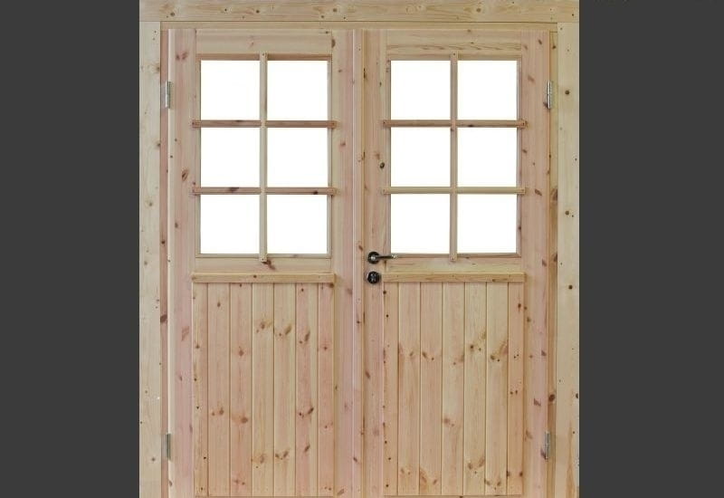 Wolff Finnhaus Doppeltür Hero 44 Isoliert