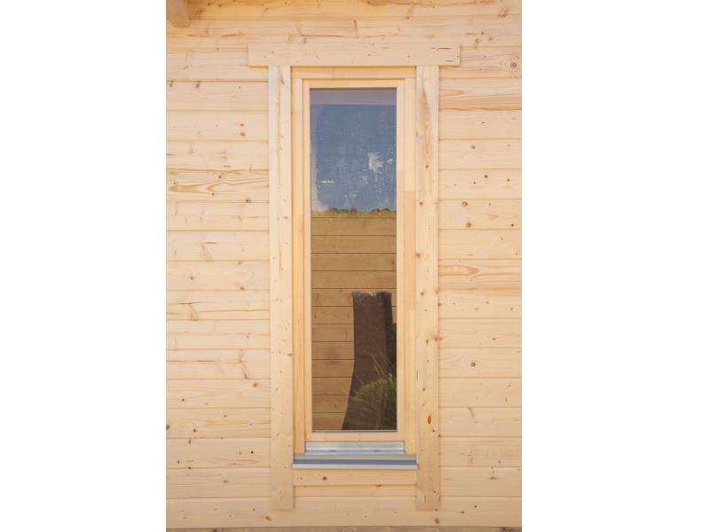 Wolff Finnhaus Einzelfenster für Trondheim 44 Einbau Rechts