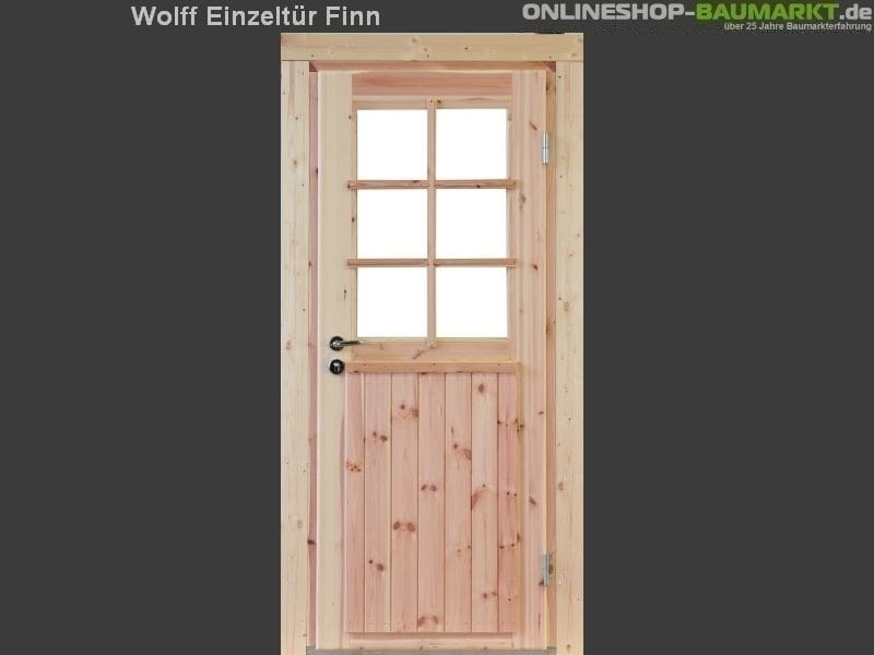 Wolff Finnhaus Einzeltür Finn XL 70 isoliert