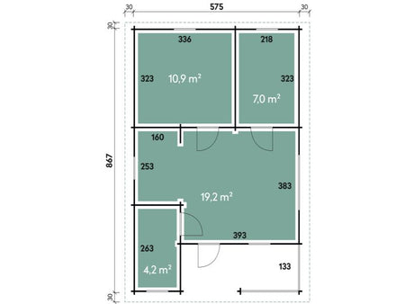 Wolff Finnhaus Ferienhaus Spessart 70-B ISO