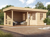Wolff Finnhaus Gartenhaus Gleda 5628, 40 mm