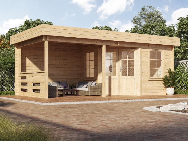 Wolff Finnhaus Gartenhaus Gleda 5628, 40 mm