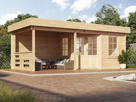 Wolff Finnhaus Gartenhaus Gleda 5628, 40 mm
