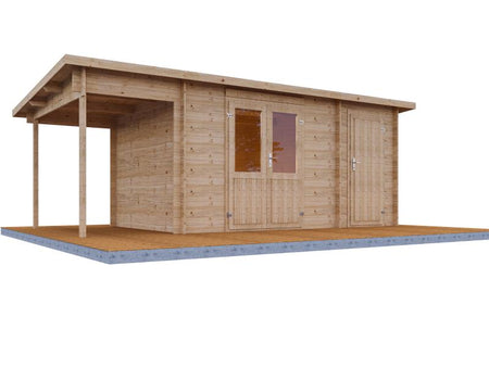 Wolff Finnhaus Gartenhaus Grete 5828, 40 mm
