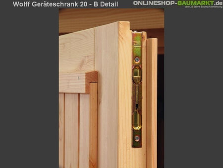 Wolff Finnhaus Geräteschrank 20 - B natur