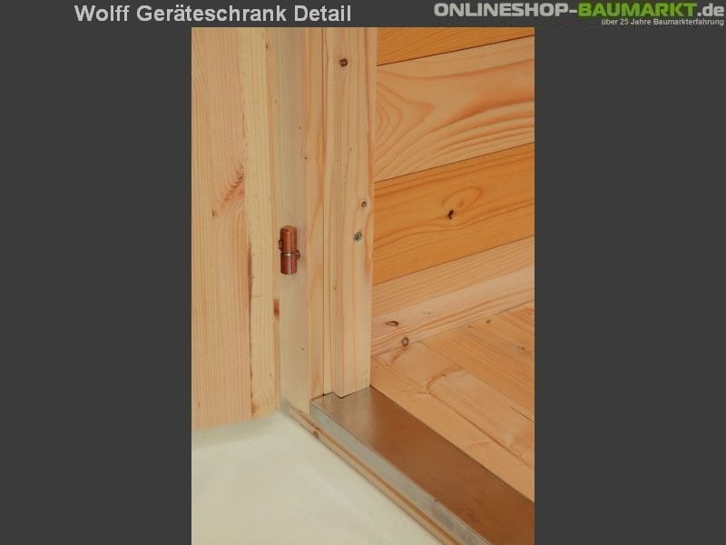 Wolff Finnhaus Geräteschrank 20 - C natur