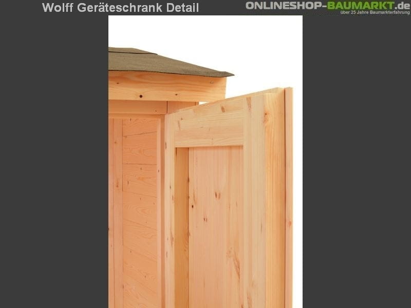 Wolff Finnhaus Geräteschrank 20 - D natur