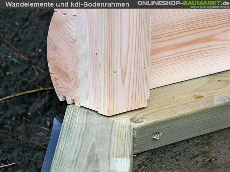 Wolff Finnhaus Grillkota 9 de luxe inkl. roten Dachschindeln