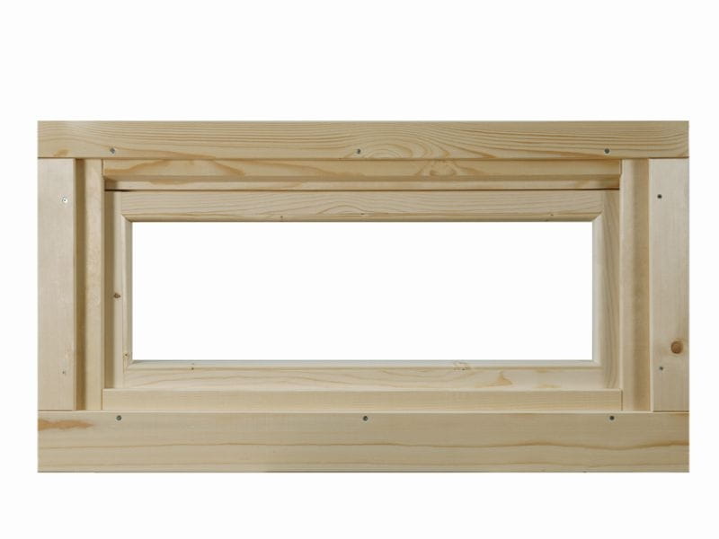 Wolff Finnhaus Kipp-Fenster Metz C in 28 Milchglas