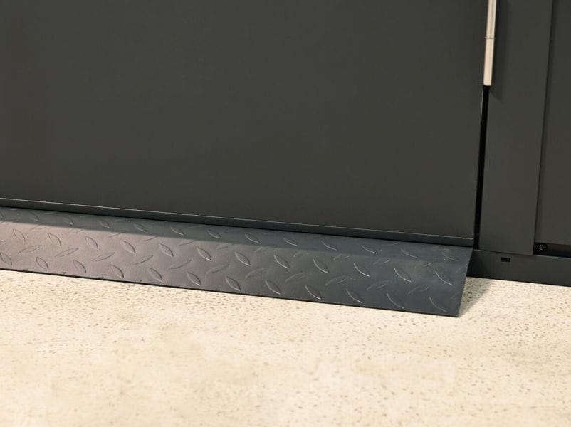 Wolff Finnhaus Metallgartenhaus Thorin 6030, Anthrazit, 1 flg, inkl. Seitendach 3 m