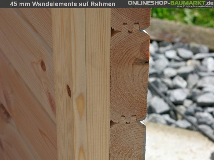 Wolff Finnhaus Pavillon Roma 4.0 natur 4 x 4 m