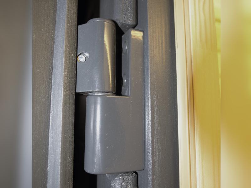 Wolff Finnhaus Sauna Luago 3x2 montiert Typ 3 Art 1, natur, inkl. Dacheindeckung, Vollglasfront und 