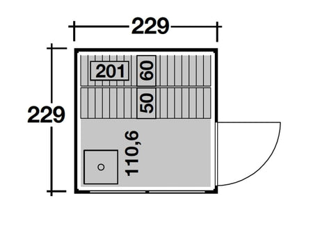 Wolff Finnhaus Sauna Paradiso 2x2