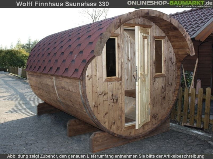 Wolff Finnhaus Saunafass 400 2-Raum