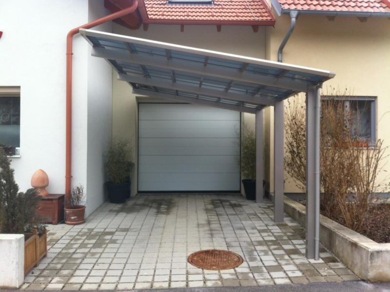 Ximax Aluminium Carport Linea Typ 110 Standart Edelstahl-Look