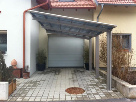 Ximax Aluminium Carport Linea Typ 110 Standart Edelstahl-Look