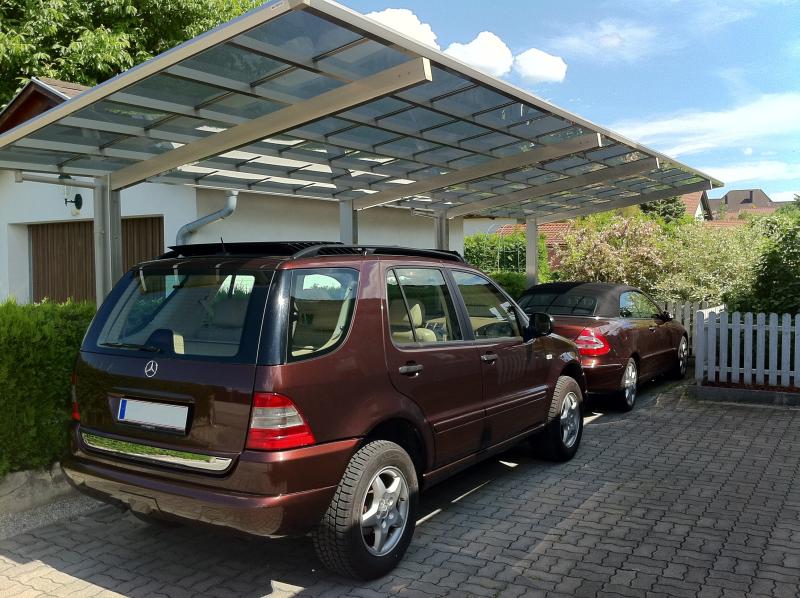 Ximax Aluminium Carport Linea Typ 60 Tandem Schwarz