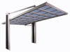 Ximax Aluminium Carport My-Port Typ 2558 Typ 150 Sonderhöhe Edelstahl-Look