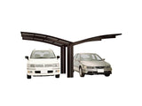 Ximax Aluminium Carport Portoforte Typ 60 Y-Ausführung Mattbraun