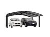 Ximax Aluminium Carport Portoforte Typ 80 M-Ausführung Schwarz