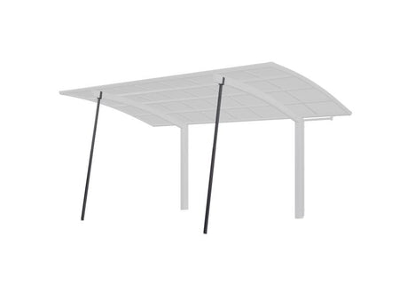Ximax Carport Zubehör Stützstange Standard Schwarz