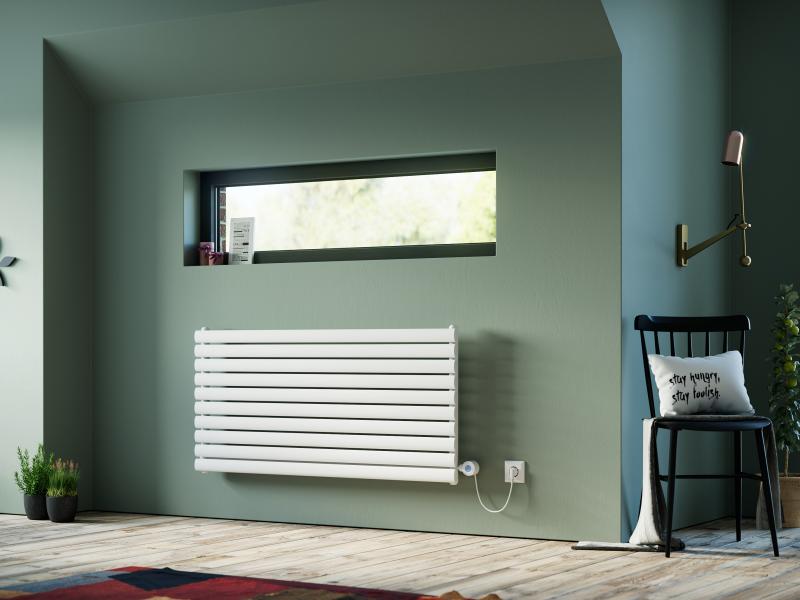 Ximax Elektrischer Raumheizkörper Fortuna horizontal Maß (B x T x H) 120 x 7,8 x 58,4 cm  900 Watt W