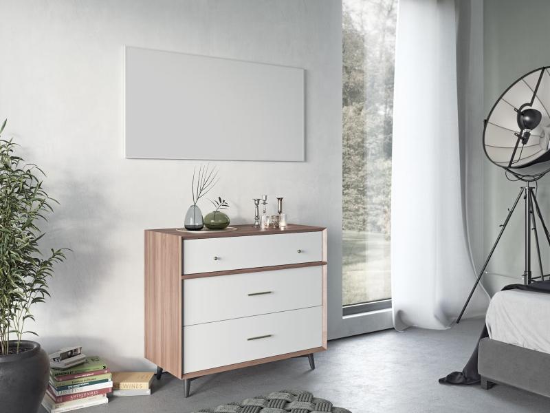 Ximax Infrarotheizung Aluminiumpaneel Maß (B x T x H) 60 x 2,5 x 60 cm  400 Watt Wandmontage Weiß
