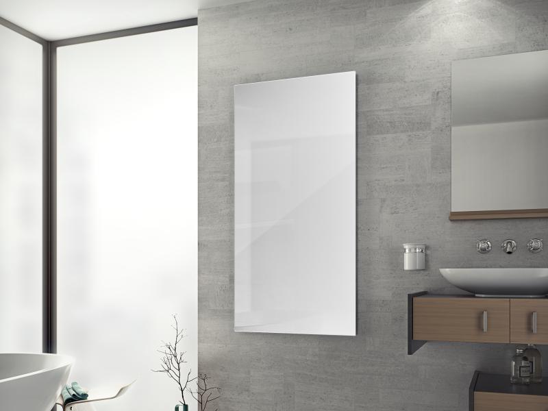 Ximax Infrarotheizung Glaspaneel Maß (B x T x H) 60 x 2,5 x 60 cm  400 Watt Weiß
