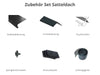 Zubehör Set für Karibu Gartenhaus Lagor 2 38 mm 2-Raum-Haus